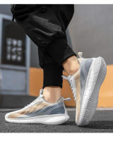 Zapatillas deportivas informales para hombre, calzado transpirable con plataforma que aumenta la altura - details 9