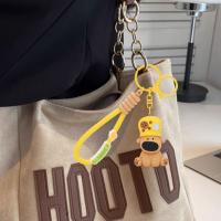 LLavero de perro pequeño de resina, decoración de bolsa antipérdida, colgante de llave de Animal para perro, baratija, llavero de perro de dibujos animados de corazón para niña, regalos pequeños - details 8