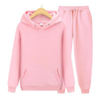 Jersey de color liso para hombre, ribete deportivo, sudadera con capucha de lana - details 1