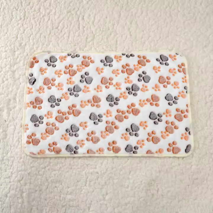 Manta Caliente Para Perros Y Gatos Pequeños Y Grandes Con Estampado De Manos Sofá Cama Para Golden Retriever Algodón De Coral Suave Accesorios Para Mascotas - 1