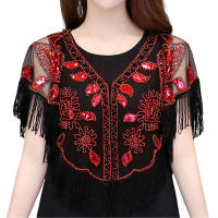 Mantón de borla nupcial para vestido de noche, envolturas de bufanda, noche pe, Navidad, cumpleaños, día de San Valentín - details 5