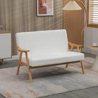 Sofá Moderno de 2 Plazas Decorativo de Sala con Cojín de Poliéster 200 kg de Carga - details 1
