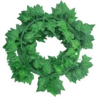 Planta colgante de hiedra verde Artificial, corona de hojas falsas DIY, decoración del hogar para jardín al aire libre, fiesta de boda - details 6