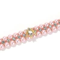 Collares de perlas ajustables para perros y gatos, collar de cristal ostentoso con diamantes de imitación para gatos, joyería de lujo, perlas artificiales - details 8