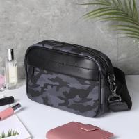 Bolso Cruzado de Hombro para Hombres Cuero PU Diseño a Cuadros Bolso Messenger de Negocios Casual - details 19