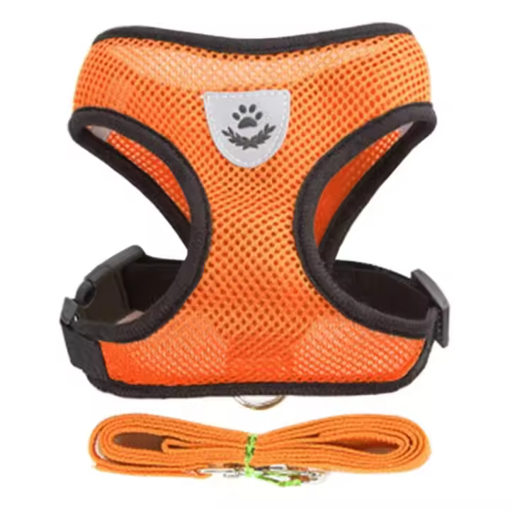 Arnés Ajustable para Perros y Gatos Pequeños Chaleco Transpirable Accesorios para Mascotas - 1