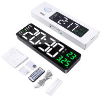 ORIA-reloj Digital de pared para decoración de sala de estar, pantalla grande de 16 pulgadas, electrónico, LED - details 8
