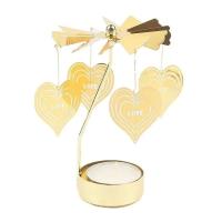 Velas Giratatorias de Metal en Formas de Copo de Nieve y Ángel Portavelas para Té Romántico, Boda, Decoración del Hogar en Navidad - details 12