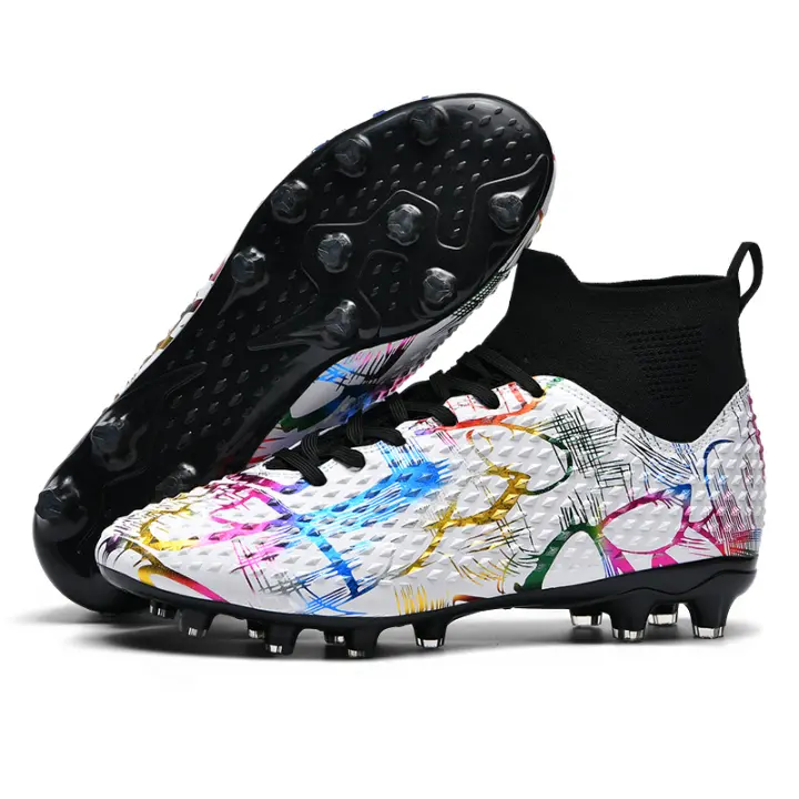 Zapatillas de fútbol unisex, AG, aptas tanto para niños como para adultos, aptas para césped artificial y parques infantiles duros - 1