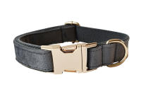 Hebilla de aleación de felpa gris plateado para perro, collar de cuerda, suministros para mascotas - details 1