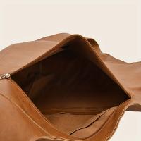 Mochila De Cuero PU con cera de aceite minimalista informal, mochila antirrobo, Mochila De Cuero Crazy Horse - details 3