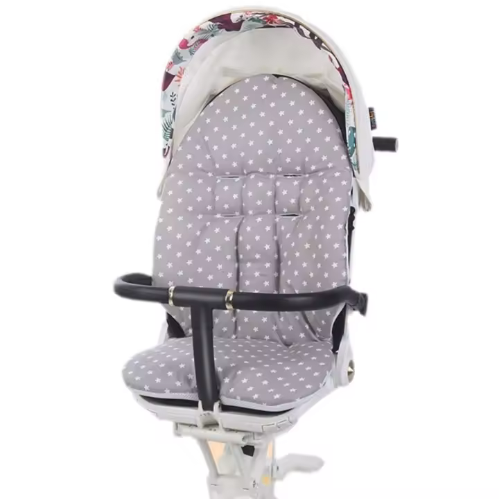 Almohada de soporte para el cuello de bebé, cojín para asiento de bebé, accesorios para cochecito, cojín para cochecito de bebé, alfombrilla para coche, colchón con carrito - 1