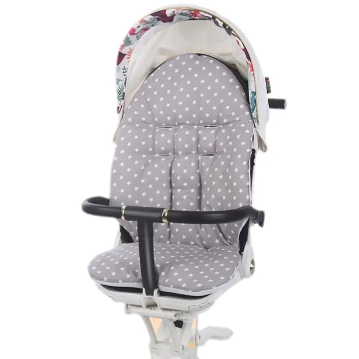 Almohada de soporte para el cuello de bebé, cojín para asiento de bebé, accesorios para cochecito, cojín para cochecito de bebé, alfombrilla para coche, colchón con carrito - 1