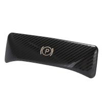 Pegatinas decorativas para interruptor de liberación de freno de pie, botón P para Mercedes Benz Clase E W212 C clase W204 GLK con apariencia de carbono - details 5