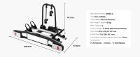 SucceBuy Portabicicletas, Portabicicletas Se Adapta a Receptores de 5 cm, Portabicicletas para Bicicletas de hasta 65 kg de Capacidad de Carga, Portabicicletas con Cerradura - details 5