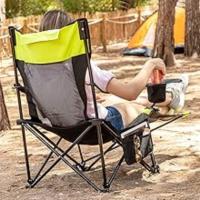 silla, reclinable, plegable, camping