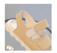 Sandalias planas para niños y niñas, zapatos de playa a la moda, suaves, informales, antipatadas, simples y clásicos, novedad de verano - details 3