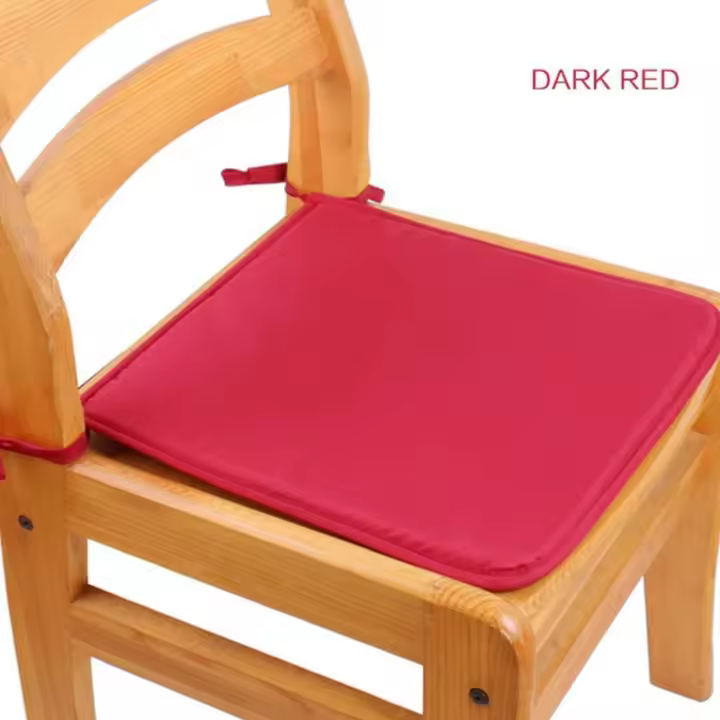 Cojines de mezcla de algodón para sillas de comedor y jardín, cojines para asiento de 40cmx40cm, en 7 colores, gran oferta - 1