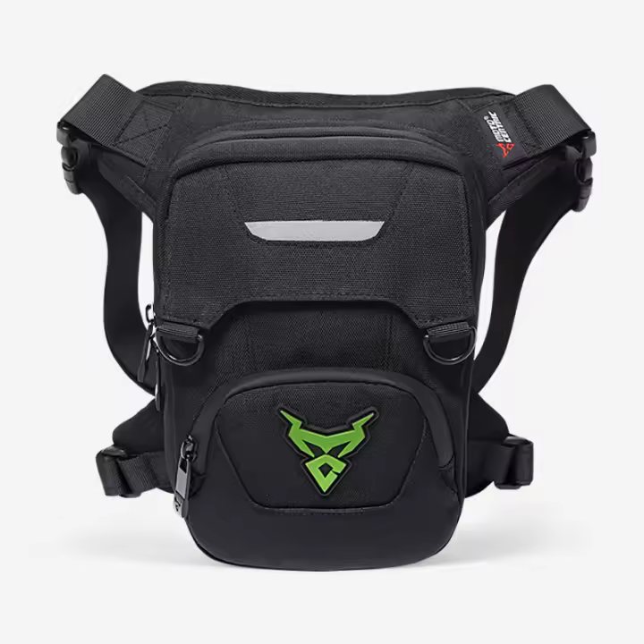 MOTOCENTRIC Motocicleta Cintura Baja Bolsa de Pierna Cinturón de Muslo Cadera Bum Impermeable Moto Táctica Viaje Ajustable Monedero para Hombres Fanny Pack Bolsas - 1