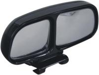 Espejo auxiliar para punto ciego de 2 piezas para automóvil, puede ser ajustable o fijo, espejo para automóvil instalado (izquierdo y derecho) (negro) - details 1