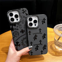 Funda de teléfono con patrón de corazones cromados, tela de silicona para iPhone 16Pro 16ProMax 15Pro, compatible con cámara MagSafe elevada 12/13/14ProMax, arte callejero anticaída - details 1