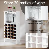 Botellero de cristal, apto para vinotecas de cocinas, restaurantes, bares, 42 x 25 x 96 cm - details 12
