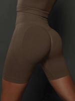 Yoga mujeres sin costuras gimnasio entrenamiento cintura alta Push Up Fiess deportes ciclismo pantalones cortos - details 54