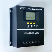 Controlador De Carga Solar MPPT Y&H Con LCD Y Salida USB Doble Para Baterías De Ácido Plomo Y Litio 12V 24V 36V 48V - details 1