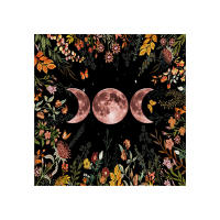 1 mantel Moon wer altar tarot adivinación y brujería, mantel decorativo de astrología - details 14