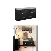 Banco Zapatero Organizador para Zapatos con 1 Solapa Gris 75 x 24 x 51 cm FSR82-L-HG ES - details 11