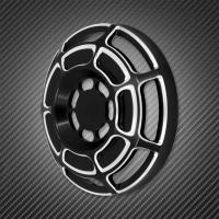 Motorcycle Front Black Speaker Grill Masks Horn Cover For Harley Sportster XL 1200 883 Iron Super Low Roadster Forty Eight 96-22 - details 8