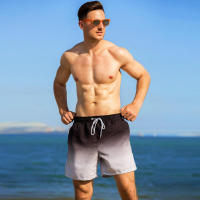 Traje de Baño de Secado Rápido y Impermeable para Hombres Pantalones Cortos de Playa de Verano con Zarpate Largo - details 2