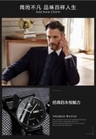 Reloj de cuarzo no mecánico con cielo estrellado de moda con calendario dual resistente al agua para hombre nuevo modelo luminoso - details 14