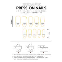 Uñas largas con diamantes de imitación Arte cuadrado de cobertura total para manicura y belleza - details 3