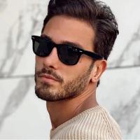 Gafas de Sol Polarizadas Cuadradas Clásicas Gafas de Sol Negras Retro para Hombres y Mujeres - details 0