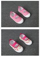 Zapatos de lona para niña, zapatillas informales con estampado Floral, Color caramelo, primavera y otoño, 2024 - details 5