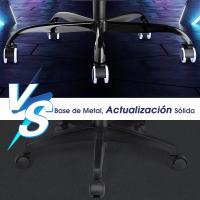 Silla de Juegos Ergónómica Silla de Oficina con Masajeador Carga de 150kg Ajustable Altura - details 7