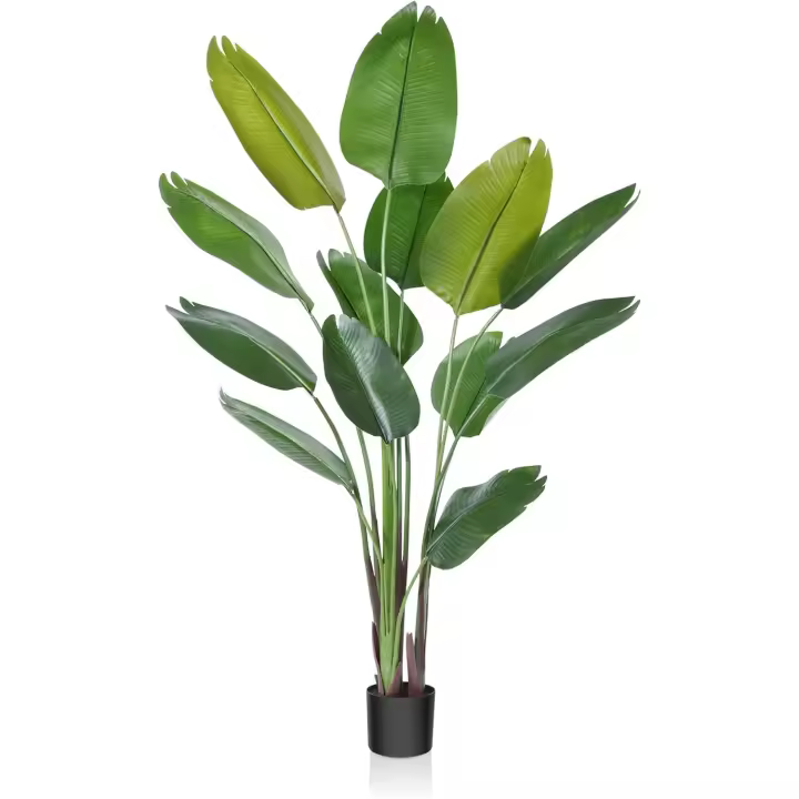 Plantas Artificiales 180 cm Planta Artificial Grande en Maceta para Interior Exterior Casa Hogar Oficina Jardín Decorativas Moderna（1 Paquete） - 1