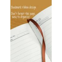 Cuaderno Vintage de cuero A5 con cubierta de cuaderno, cubierta suave personalizada y marcapáginas, perfecto para negocios, reuniones - details 1