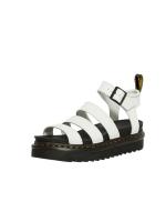 Verano nueva plataforma Martin sandalias de piel de vaca de las mujeres sandalias romanas dedo desnudo hebilla de metal línea de costura - details 5