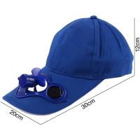 Gorra de béisbol con ventilador solar para golf, refresca tu rostro bajo el cálido sol del verano. - details 0