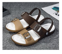 Sandalias de verano para hombre, de talla grande, con agujeros, punta abierta, suela gruesa, para exteriores y playa - details 16
