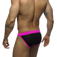 Calzoncillos de baño triangulares para hombre, bañador Sexy, pantalones cortos de playa, bañador Sexy, Bañador estampado para surf - details 14