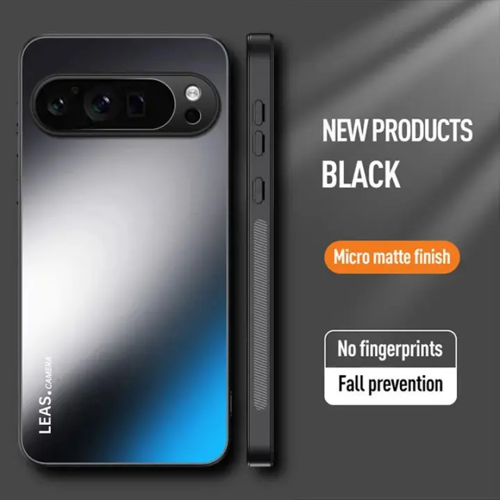 Funda Dura y a Prueba de Golpes para Google Pixel 9 Pro XL Ag Funda Metálica Mate con Estilo Runcado para Pixel 9A 9Pro Pixel9 a 5G - 1