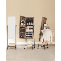 Armario de Joyas con Espejo LED, Joyero con Cerradura, Organizador con Cajón y Estante, Idea de Regalo, Blanco Nube JJC025W01, 41.5x37x157cm - details 27