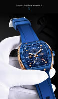 Reloj deportivo cuadrado informal de cuarzo para hombre al aire libre - details 1