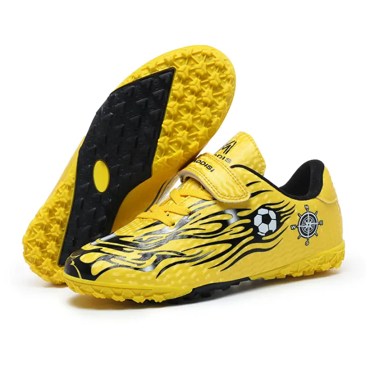 Zapatos de tacos de fútbol para niños y niñas, calzado atlético para exterior, interior, suelo firme - 1