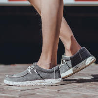 Zapatos de lona para hombre, calzado informal, transpirable, ligero, suave, cómodo, talla europea estándar, Verano - details 24