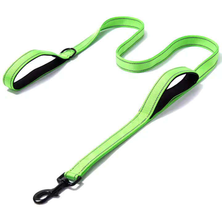 Correa De Nylon Para Perros Con Doble Manija Y Acolchado Resistente Para Control Y Entrenamiento En Todas Las Estaciones - 1