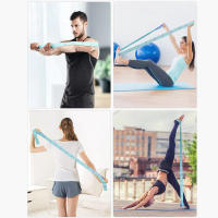 Banda elástica para Yoga, 8 anillos independientes, banda de resistencia para estiramiento de gimnasia, equipo de entrenamiento físico elástico - details 4